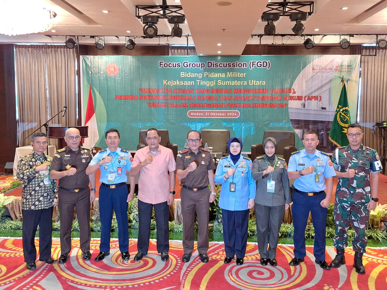 FOCUS GROUP DISCUSSION (FGD)  BIDANG PIDANA MILITER KEJAKSAAAN TINGGI SUMATERA UTARA