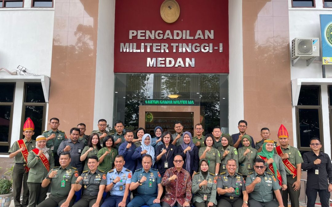 PEMBINAAN YANG MULIA KETUA KAMAR MILITER MAHKAMAH AGUN RI DI PENGADILAN MILITER TINGGI I MEDAN DAN JAJARAN