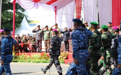 UPACARA HUT KE-80 TENTARA NASIONAL INDONESIA