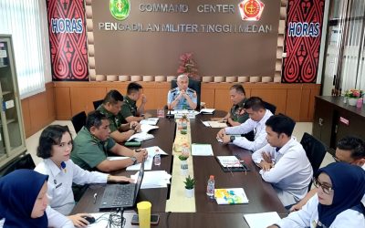 RAPAT TIM PENYUSUNAN INDIKATOR KINERJA UTAMA (IKU) PENGADILAN MILITER TINGGI I MEDAN