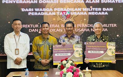 PENYERAHAN BANTUAN BENCANA ALAM SUMATERA
