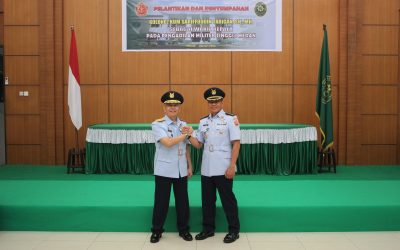 PELANTIKAN DAN PENYUMPAHAN WAKIL KEPALA PENGADILAN MILITER TINGGI I MEDAN