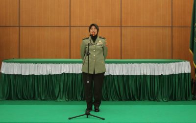 HAKIM MILITER TINGGI KOLONEL CHK (K) FARMA N. A., SH., MH. PAMIT TUGAS DARI DILMILTI I MEDAN