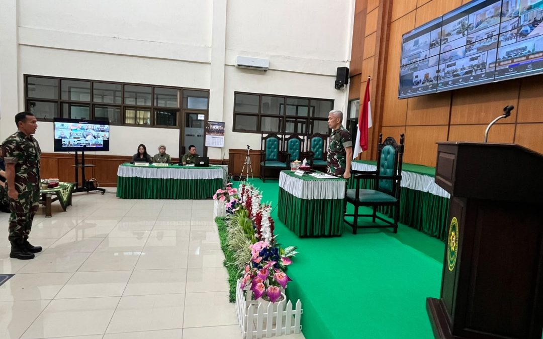 KEPALA PENGADILAN MILITER TINGGI I MEDAN BERIKAN PEMBINAAN KEPADA JAJARAN DILMILTI I MEDAN