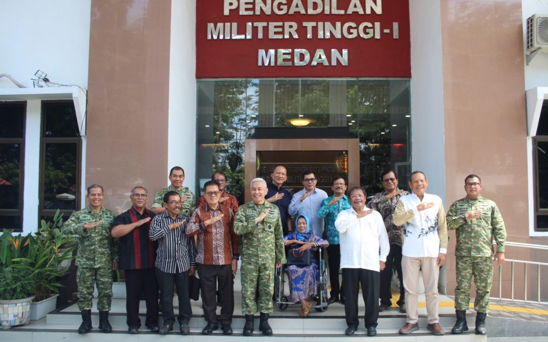 KUNJUNGAN PERPAHI KE PENGADILAN MILITER TINGGI I MEDAN
