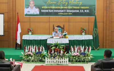 ACARA ENTRY MEETING KADILMILTI I MEDAN