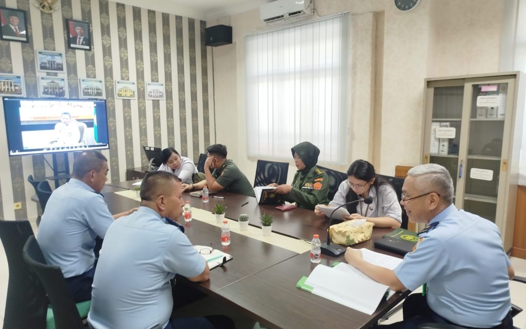 PENGADILAN MILITER TINGGI I MEDAN IKUTI SARASEHAN INTERAKTIF BADILUM MA RI