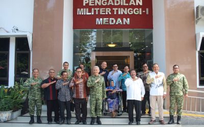 KUNJUNGAN PERPAHI KE PENGADILAN MILITER TINGGI I MEDAN